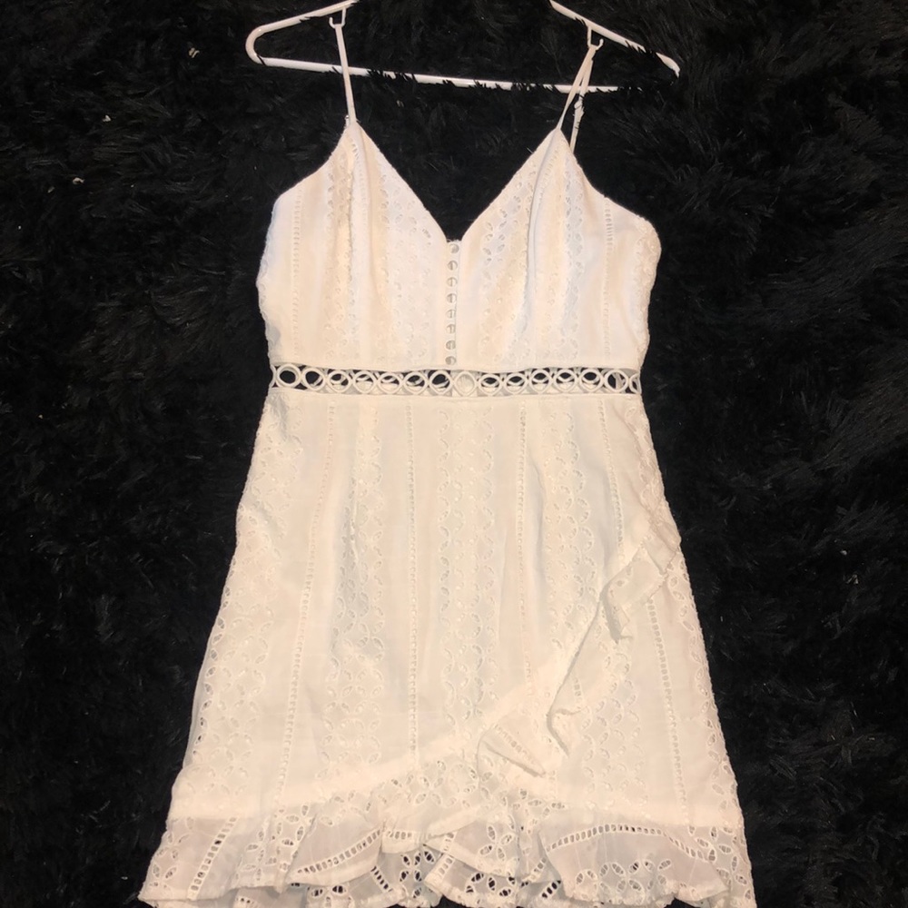 White gorgeous dress